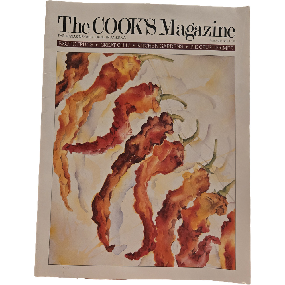 The Cook's Magazine March/April 1985 Vintage Periodical 80s Kitchen Garden